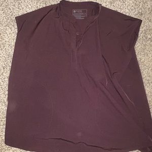 figs scrubs rafaela dark fig top size medium